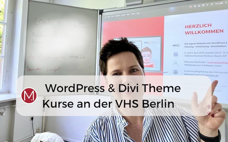 WordPress Kurs VHS Berlin – persönlich und motivierend