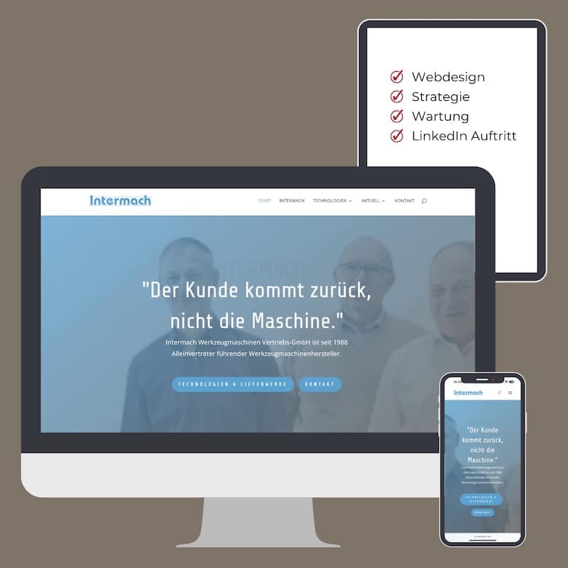 strehober webdesign website erstellung intermach