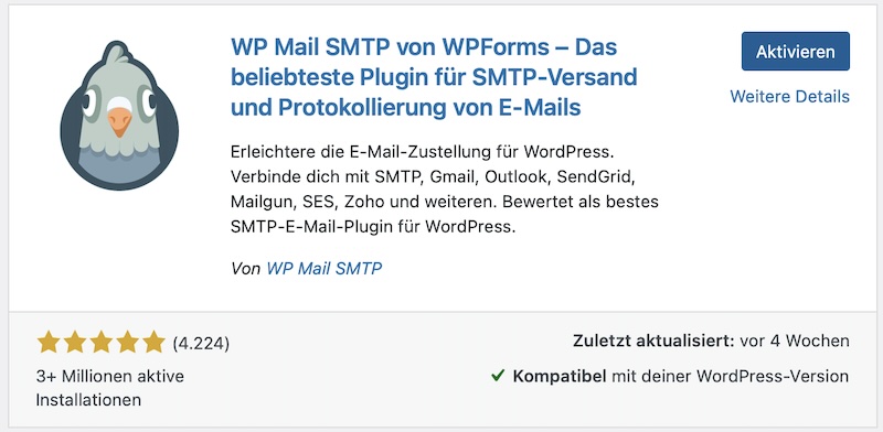 plugin wp mail smtp