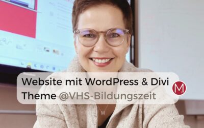 WordPress Kurs VHS Berlin – deine Website Schritt für Schritt selbst erstellen