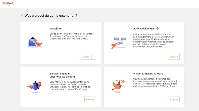 strehober webdesign newsletter in wordpress erstellen mailpoet newsletter erstellen