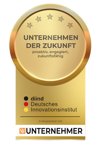Nominiert als Unternehmen der Zukunft