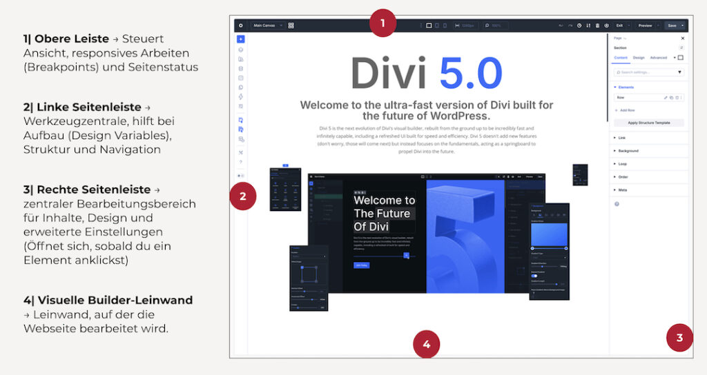 divi 5 neue funktionen - interface
